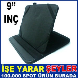 9 INÇ SİYAH STANDLI KORUYUCU TABLET KILIFI