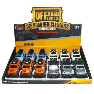 36141C ÇEKBIRAK 1:36 METAL SPOR JEEP -VRD