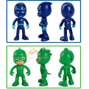 Pj Masks 4 Adet Oyun Karakterleri Action Figure Eğlenceli Sert Plastik PİJAMASKELİLER Oyuncaklar 8cm