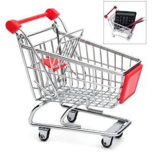 Dekoratif Mini Market Arabası - Hediyelik Eşya Kalemlik