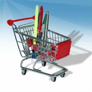Dekoratif Mini Market Arabası - Hediyelik Eşya Kalemlik