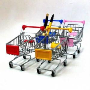 Dekoratif Mini Market Arabası - Hediyelik Eşya Kalemlik
