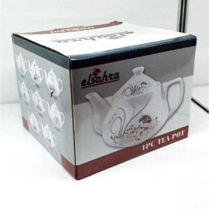 Elsahra Porselen Demlik 700 ml Dekoratif Porselen Çaydanlık