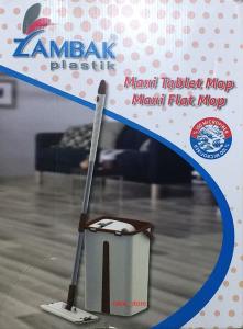 Yeni Nesil Microfiber Tablet Mop Pratik Temizlik Seti 2 Hazneli Üst Düzey Yer ve Duvar Temizlik Seti