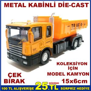 METALKABİN DEİ-CAST KOLEKSİYON İÇİN MODEL KAMYON