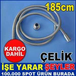150-185cm UZAYABİLEN ÖRGÜLÜ ÇELİK DUŞ HORTUMU KD
