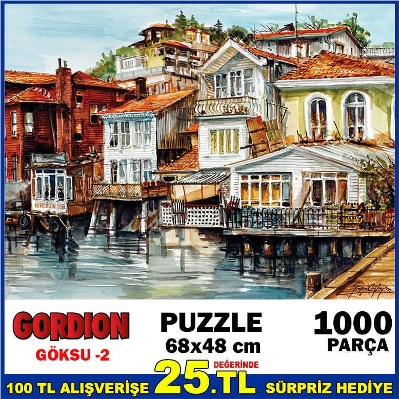 GORDİON 1000 PARÇA BÜYÜK BOY PUZZLE GÖKSU-2