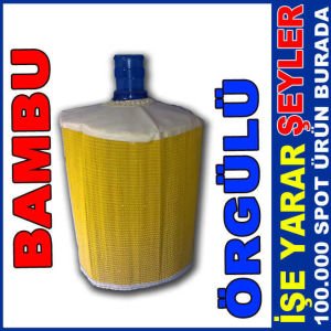 ORJİNAL BAMBU ÖRGÜLÜ DAMACANA KILIFI
