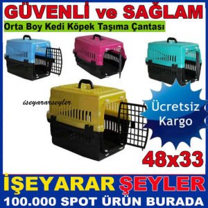 ORTA BOY KEDİ KÖPEK TAŞIMA ÇANTASI 48x33 K.DAHİL