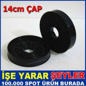 14cm MUTFAK ASPİRATÖRÜ BACASIZ KULLANIM FİLTRESİ DUMAN ve KOKU EMİCİ MİKRO KARBON ASPİRATÖR FİLTRESİ