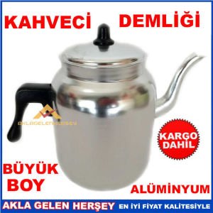 3 LİTRE BÜYÜK BOY ALÜMİNYUM KAHVECİ DEMLİĞİ KD
