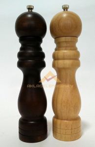 SERAMİK ÖĞÜTÜCÜLÜ 22cm BÜYÜK BOY AHŞAP KARABİBER DEĞİRMENİ