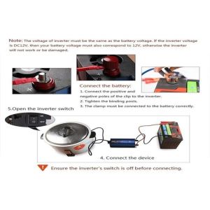 230 VOLT 2000 WATT DİJİTAL GÖSTERGELİ İNVERTER DÖNÜŞTÜRÜCÜ - GÜÇ KAYNAĞI - AKÜ BAĞLANTLI