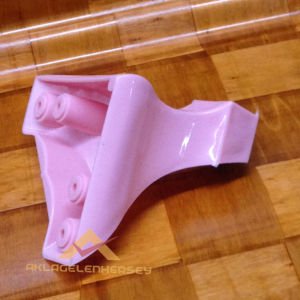8cm YÜKSEKLİĞİNDE 4adet SAĞLAM DAYANIKLI DOLAP KİTAPLIK ÇEKYAT AYAĞI PEMBE RENK,VİDALARI DAHİL-2