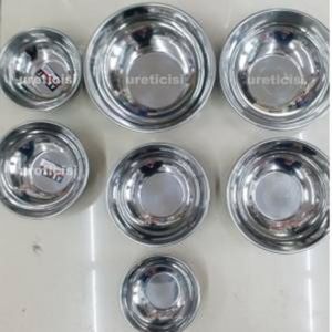 Farklı boyda Paslanmaz Çelik Çorba Kasesi,Hoşaf,Yoğurt Kasesi Tas 2.no 14cm