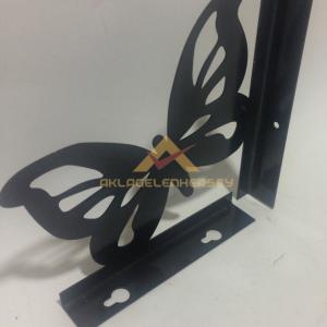 60x22cm BOYUTLARINDA KELEBEK MODEL DUVARA MONTE EDİLEBİLİR DEKORATİF TASARIMLI DUVAR RAFI