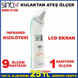 SİNBO SMD-5106 KIZILÖTESİ KULAKTAN ATEŞ ÖLÇER