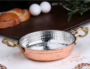 16cm El işçiliği full bakır sahan sos tavası