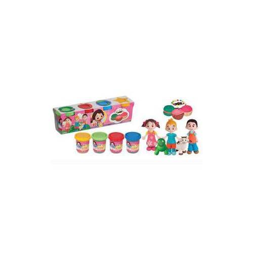 FEN TOYS 03224 NİLOYA 4lü OYUN HAMUR SETİ / 224 gr