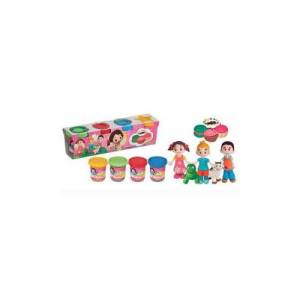 FEN TOYS 03224 NİLOYA 4lü OYUN HAMUR SETİ / 224 gr