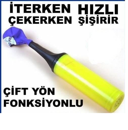 Balon şişirme pompası kolay pratik hızlı şişirme ÇİFT YÖN FONKSİYONLU KOLAY BALON ŞİŞİRME POMPASI