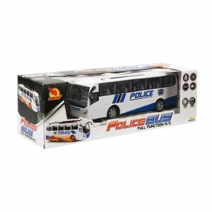 Uzaktan Kumandalı Işıklı Polis Otobüsü 30 cm