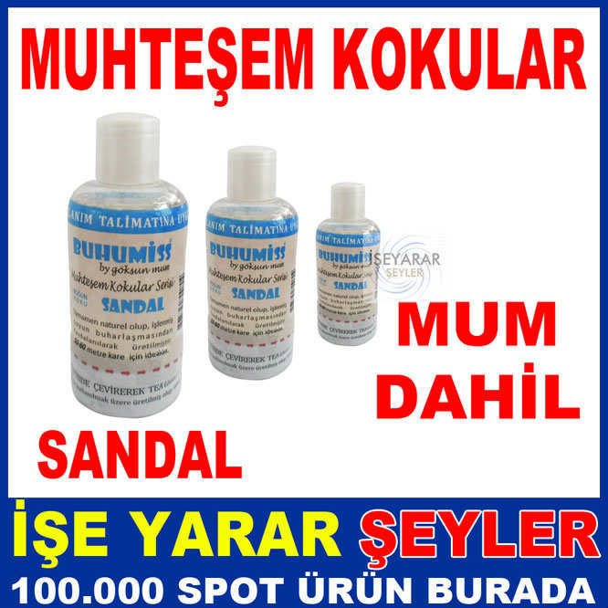 BUHUMISS MUMLU YOĞUN OTANTİK SANDAL KOKUSU