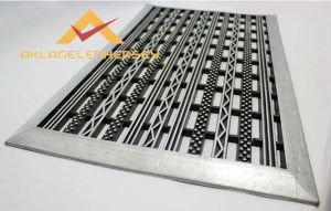 KAPI ÖNÜ PLASTİK DİKDÖRTGEN KABARTMALI PASPAS 