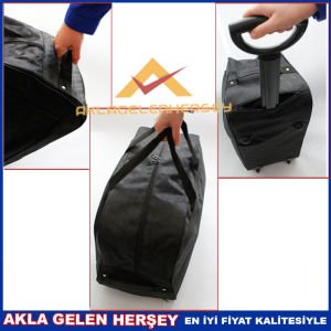 ÇEKÇEKLİ SEYAHAT VALİZİ ÇOK FONKSİYONLU BAVUL KD