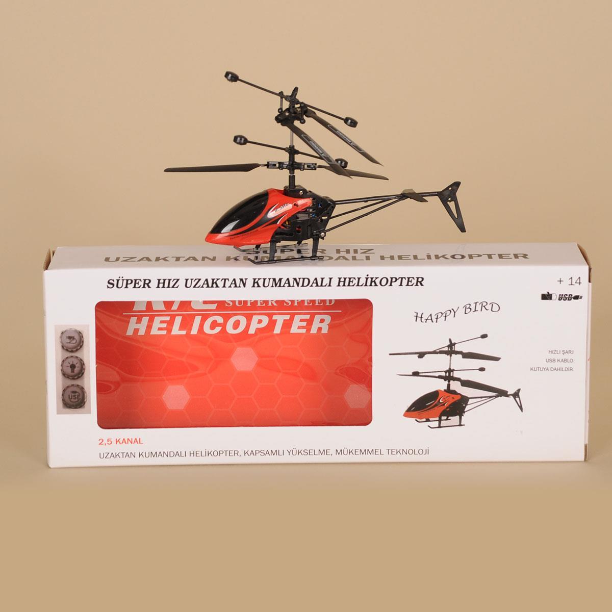 Uzaktan Kumandalı Uçabilen 2.5 Kanal Helikopter 34x6x12