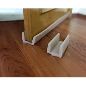 Rüzgar Koku Ses Soğuk önleyici Kapı Altı Geçmeli Kesilebilir Hareketli Eşik İzolasyonu 90x6cm