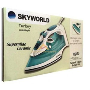 SKYWORLD 2600w SERAMİK TABANLI ŞOK BUHARLI ÜTÜ
