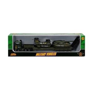 1046D 3 lü Diecast Askeri Araçlar Oyun Seti 1 adet