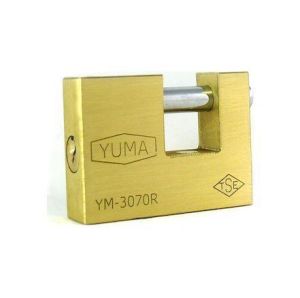 Gerçek Pirinç Madeni Yuma 70mm Kayar Milli Asma Kilit