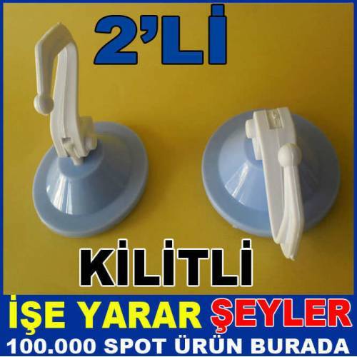 2 Adet Kilitlenebilir Mutfak Ve Banyo Vantuzu