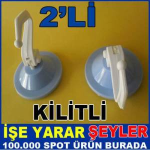 2 Adet Kilitlenebilir Mutfak Ve Banyo Vantuzu