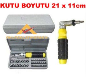 ÖZEL ÇANTALI 41 PARÇA TORNAVİDA VE LOKMA SETİ