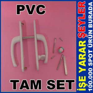2 Adet Kaliteli Plastik Pvc Kapı Kolu Seti