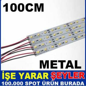 5730 Şerit Led 100cm Alüminyum Şerit Üzerine Dizili 72 Adet 5730 Çip Yeni Teknoloji Çubuk Led