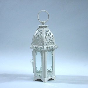 Desenli Ferforje Metal Mumluk - Tea Light Mumluk - Kafes Mumluk - Dekoratif Mumluk 16x7 cm