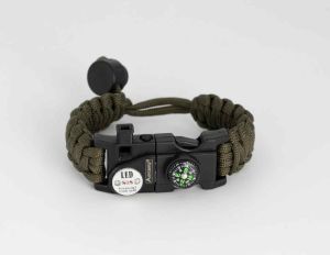 Paracord Hayatta Kalma Bilekliği Acil Durum İçin Taktiksel 20 Minimum Kritik İşlev