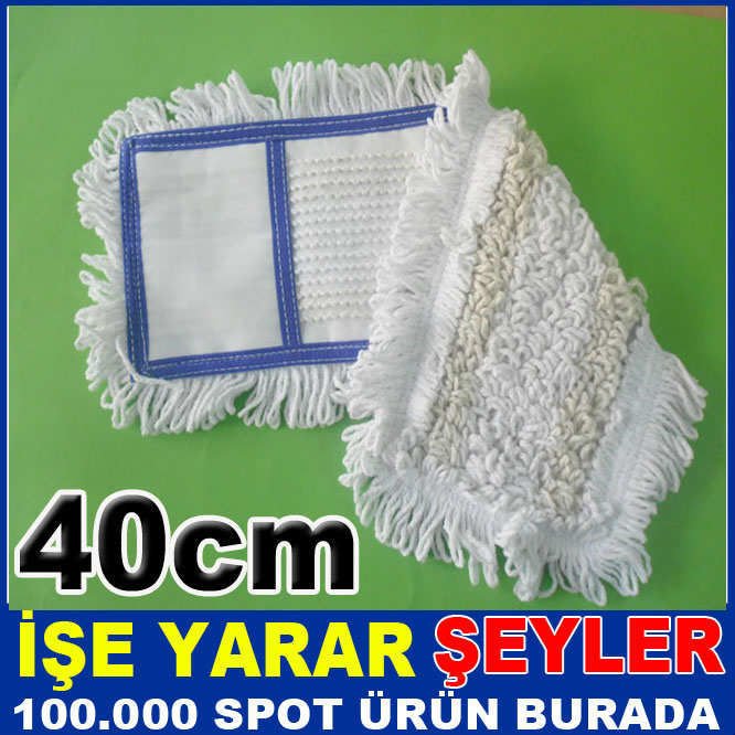 40cm NEMLİ MOP PASPAS YEDEĞİ KURULAMA MOB