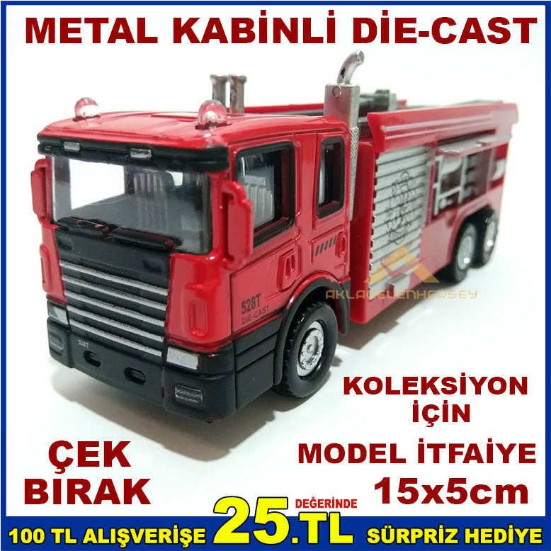 METALKABİN DEİCAST KOLEKSİYON İÇİN MODEL İTFAİYE