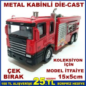 METALKABİN DEİCAST KOLEKSİYON İÇİN MODEL İTFAİYE