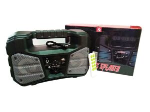 KTS- 1189 Işıklı  Portatif Bluetooth Wifi Fm Bağlantılı Speaker Süper Bass Ses Bombası  Uzaktan kumandalı Karaoke Hoparlör