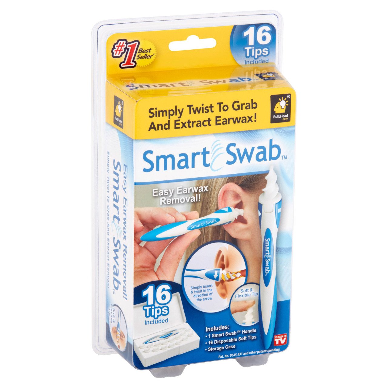 Smart Swab Pratik ve Hijyenik Spiral Kolay Kulak Temizleme Aparatı