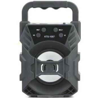 KTS- 1057 Süper Ses Bombası Wifi ,Fm, Hafıza kart destekli  Işıklı  Mikrofon bağlantılı Karaoke Mini Hoparlör