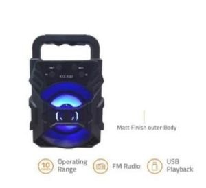 KTS- 1057 Süper Ses Bombası Wifi ,Fm, Hafıza kart destekli  Işıklı  Mikrofon bağlantılı Karaoke Mini Hoparlör