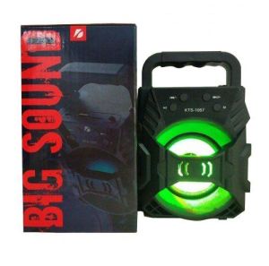 KTS- 1057 Süper Ses Bombası Wifi ,Fm, Hafıza kart destekli  Işıklı  Mikrofon bağlantılı Karaoke Mini Hoparlör