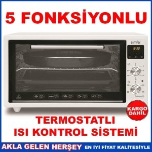 SİMFER 4258 5 FONKSİYONLU DİJİTAL TURBO FIRIN
